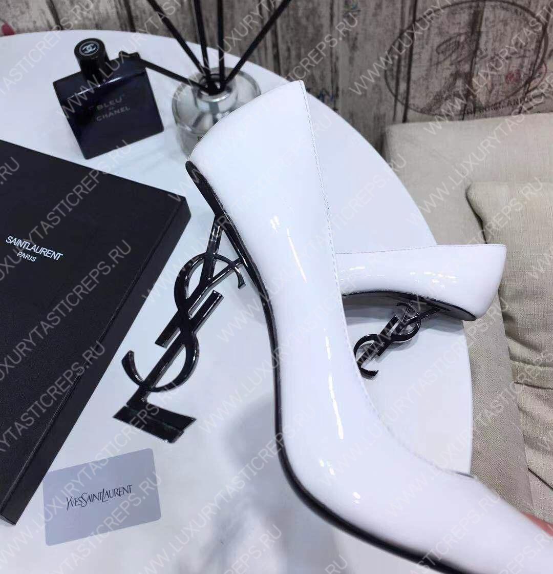 YVES SAINT LAURENT OPYUM PUMPS WHITE 4720110NPVV1000
