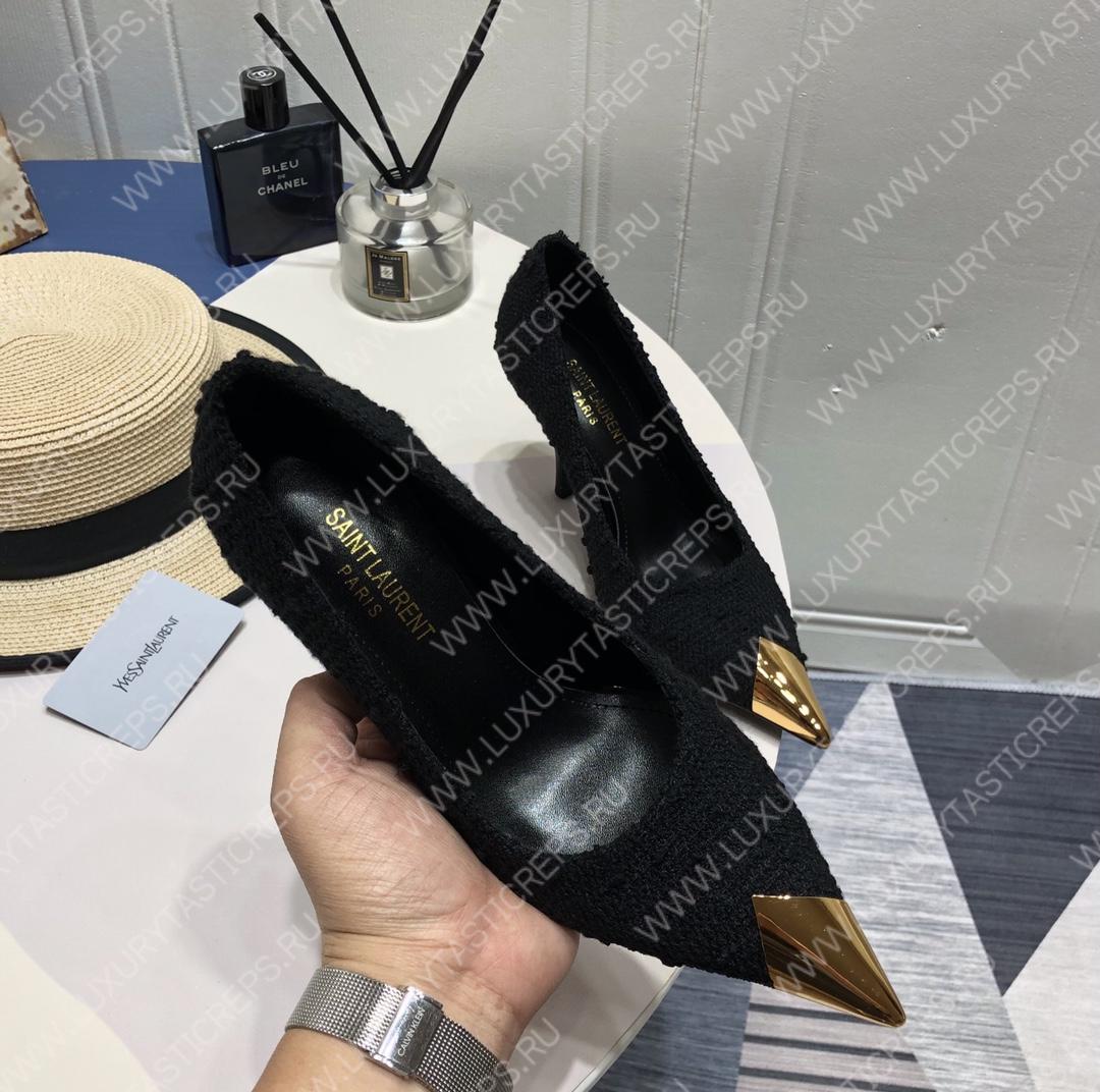 YVES SAINT LAURENT ARIAN 19 PUMPS BLACK 4720110NPVV1000