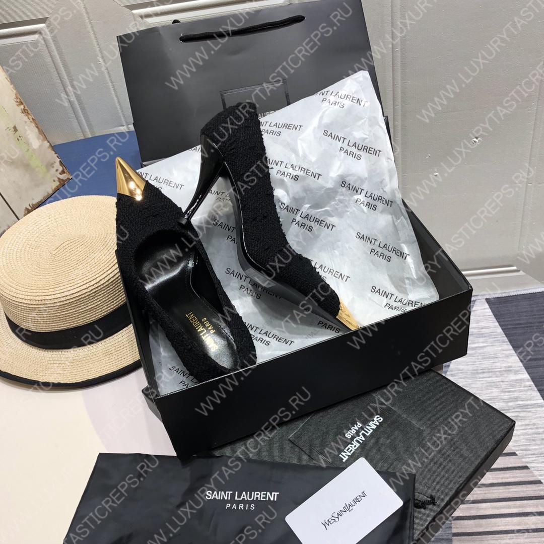 YVES SAINT LAURENT ARIAN 19 PUMPS BLACK 4720110NPVV1000