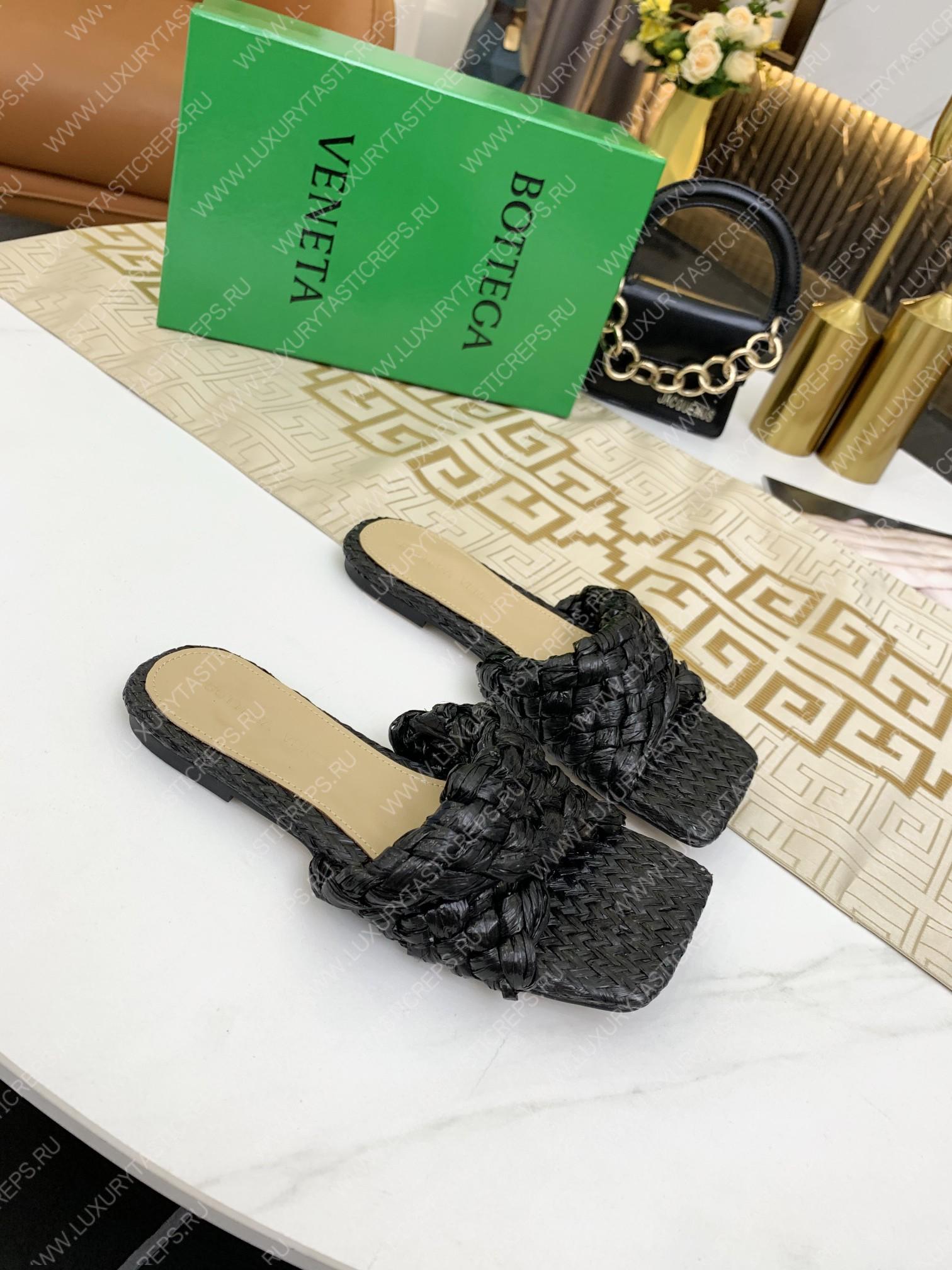 bo*te*ga Ve*ne*ta dot wave sandal black 708880v