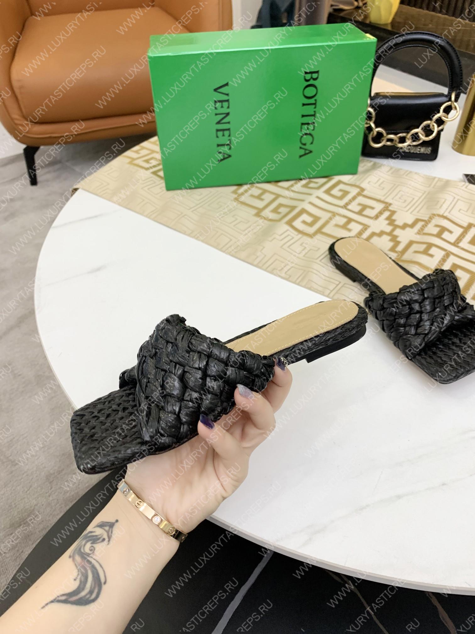 bo*te*ga Ve*ne*ta dot wave sandal black 708880v