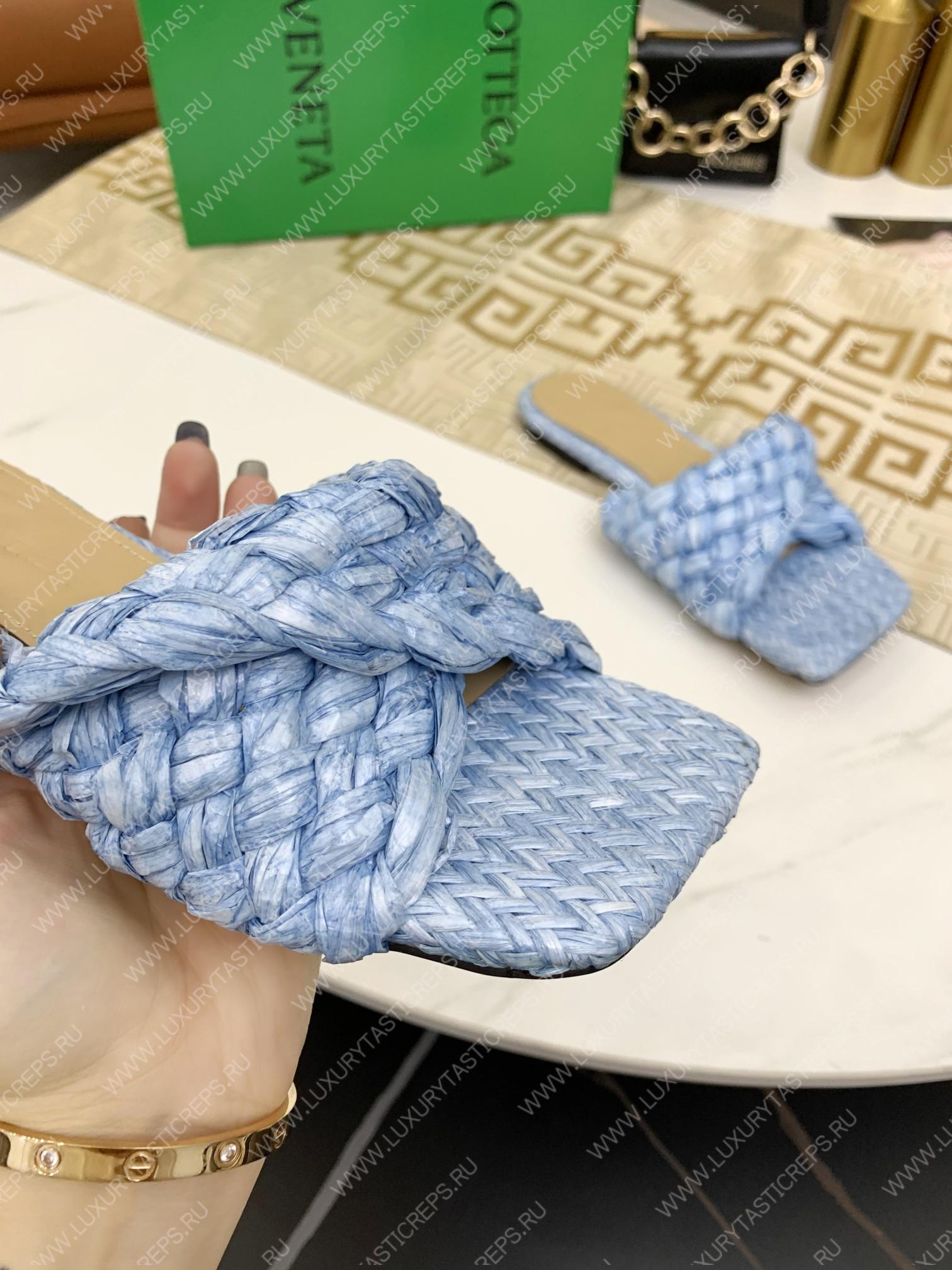 bo*te*ga Ve*ne*ta dot wave sandal blue 708880v