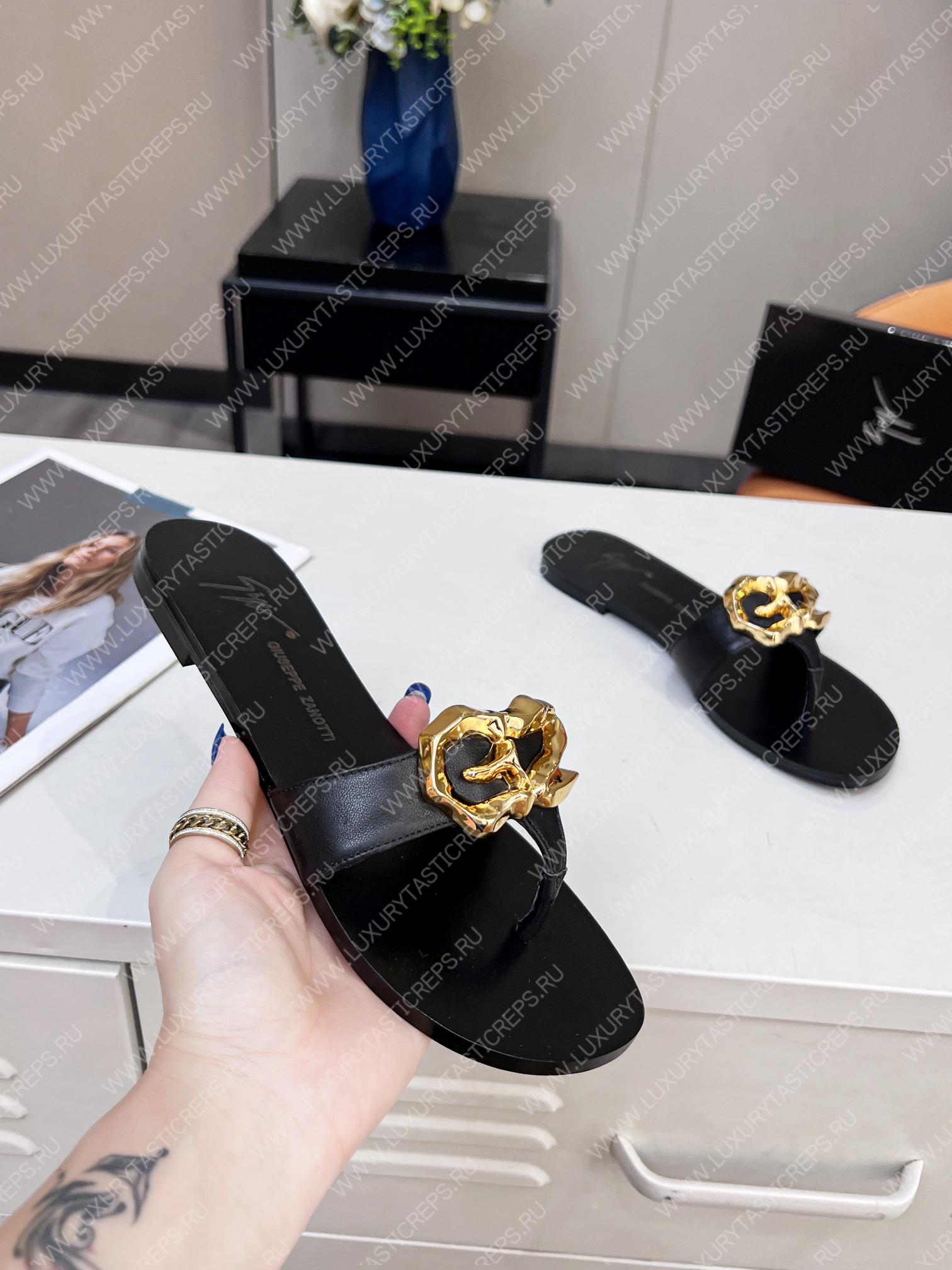 GIUSEPPE ZANOTTI FLAT LYRA ZALI BLACK E200104001