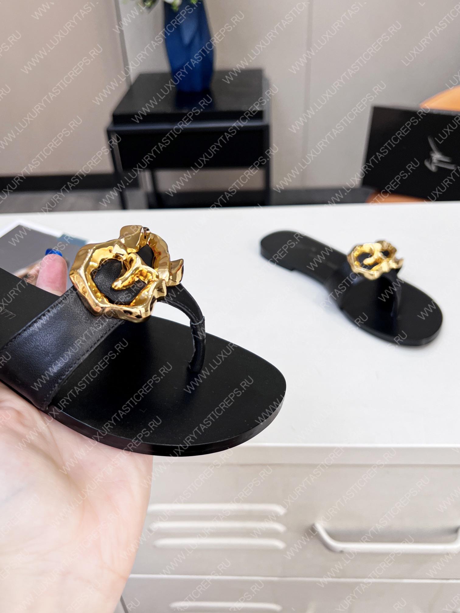 GIUSEPPE ZANOTTI FLAT LYRA ZALI BLACK E200104001