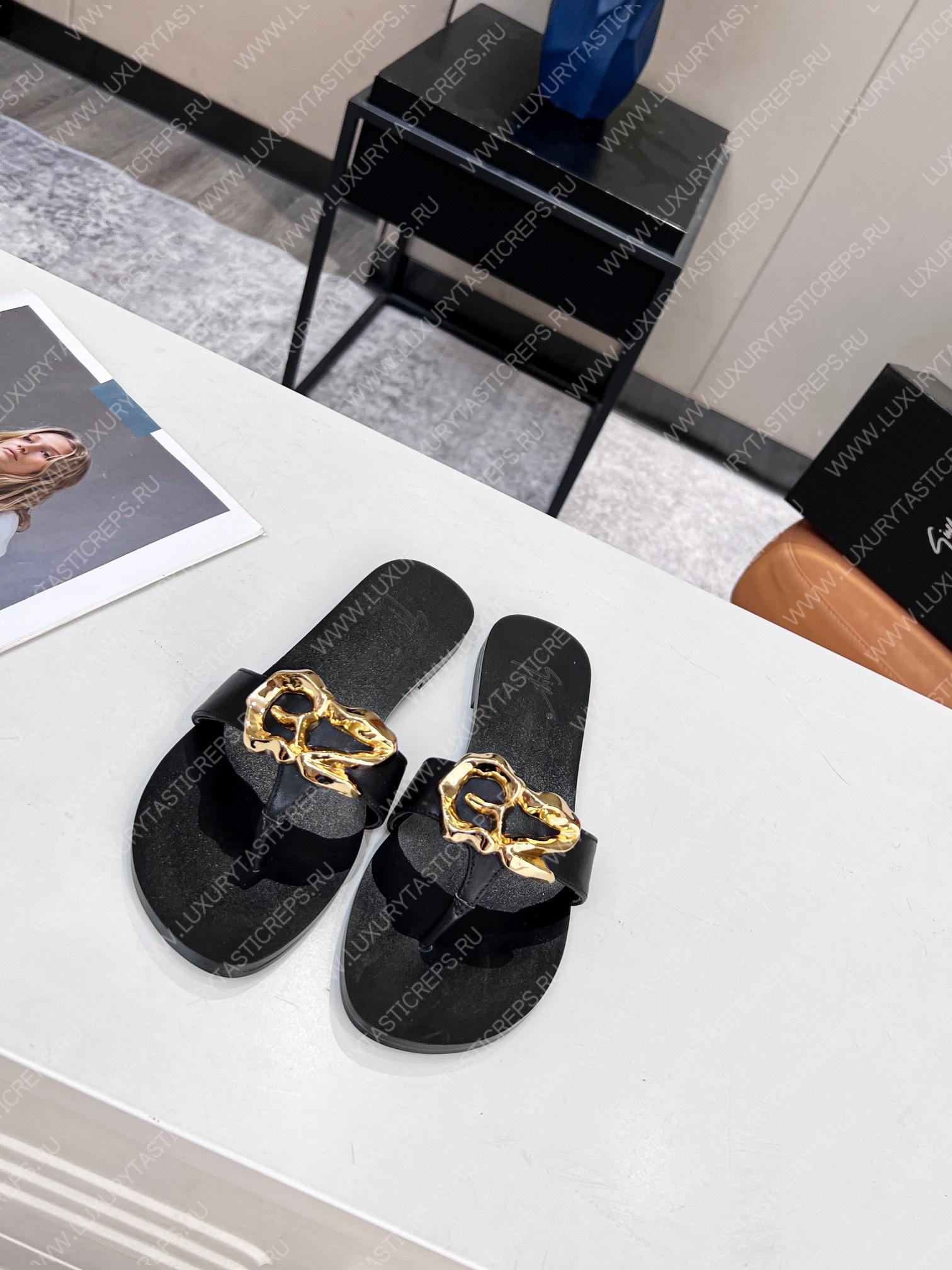 GIUSEPPE ZANOTTI FLAT LYRA ZALI BLACK E200104001