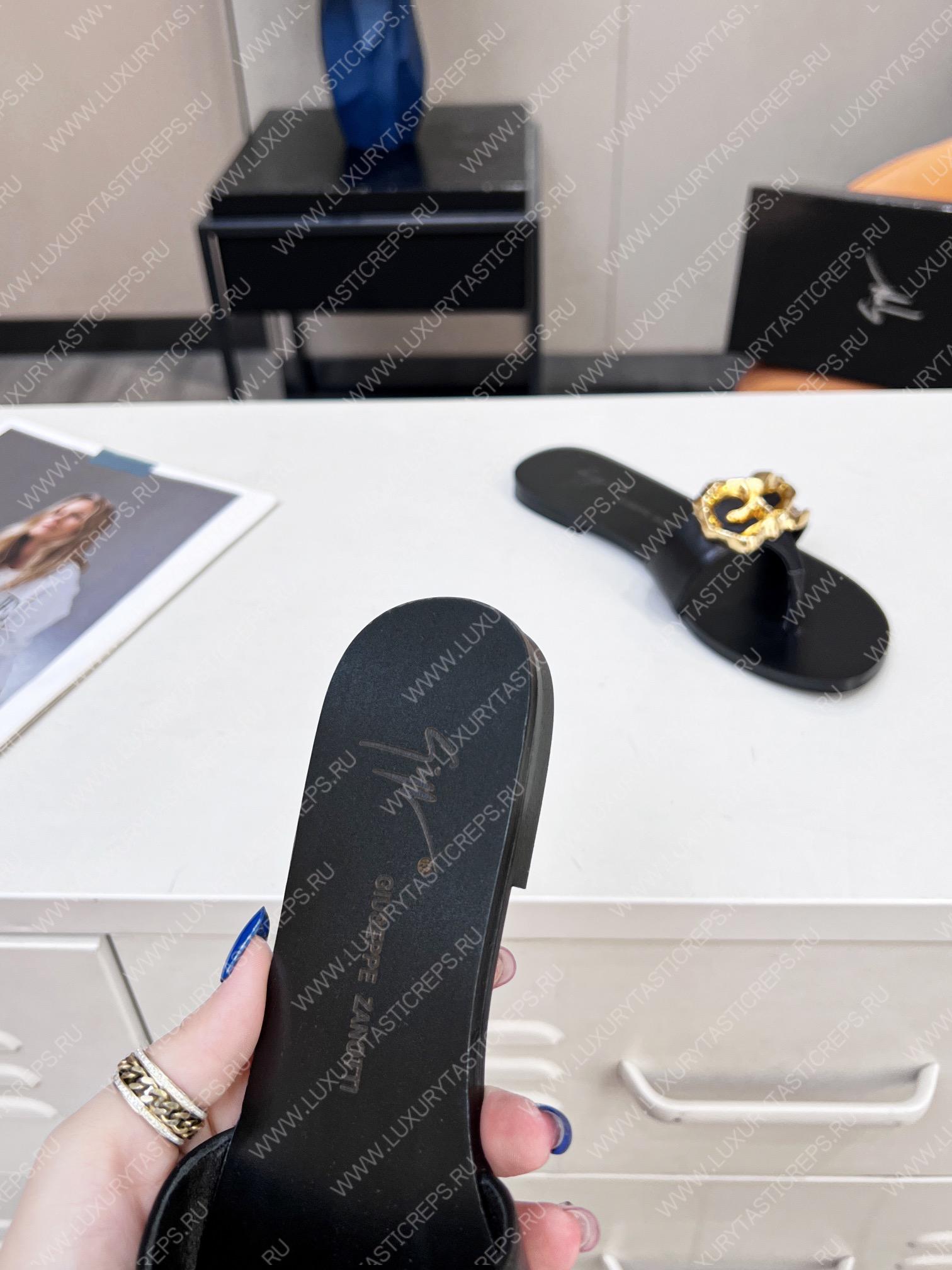 GIUSEPPE ZANOTTI FLAT LYRA ZALI BLACK E200104001