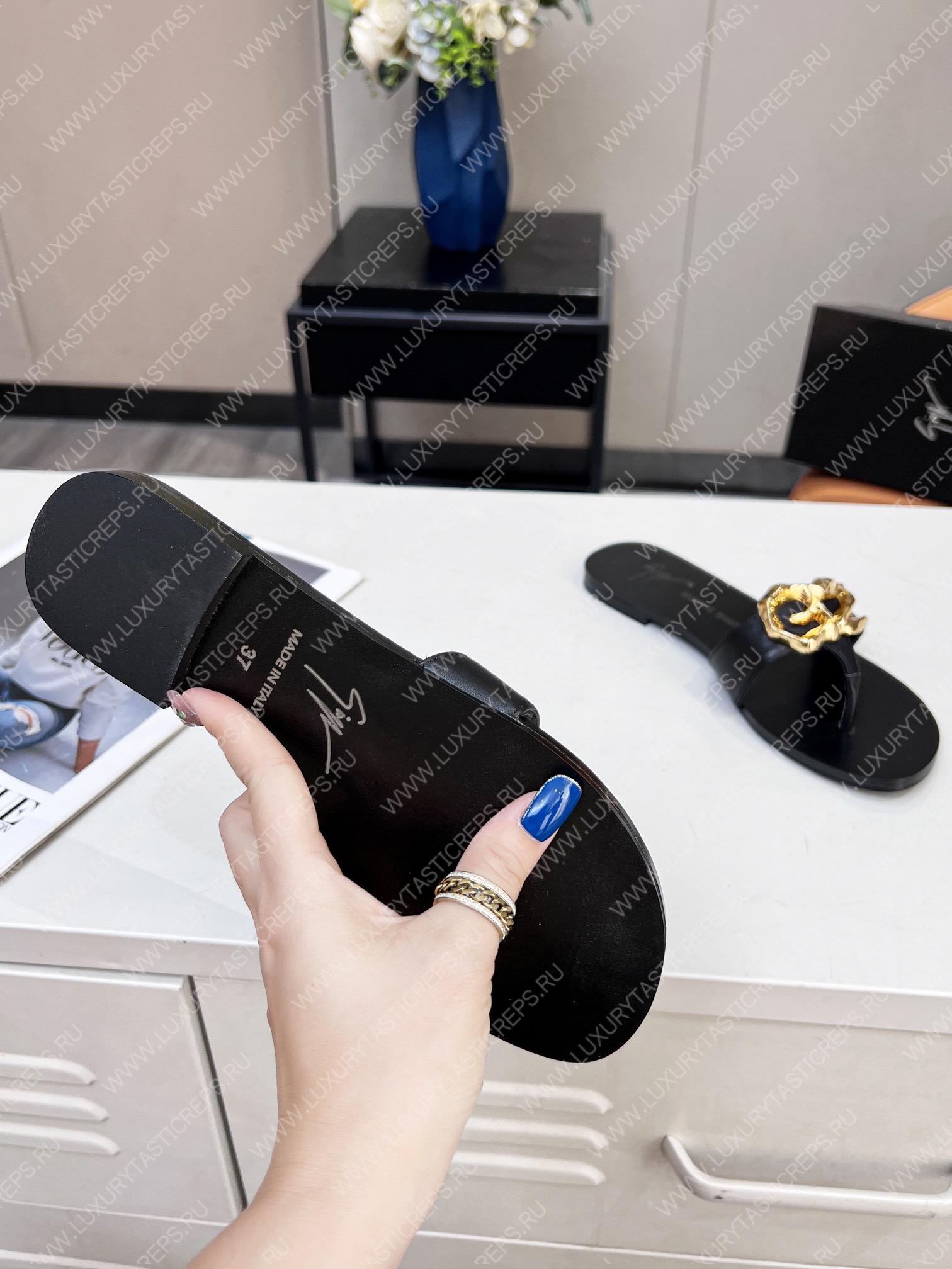 GIUSEPPE ZANOTTI FLAT LYRA ZALI BLACK E200104001