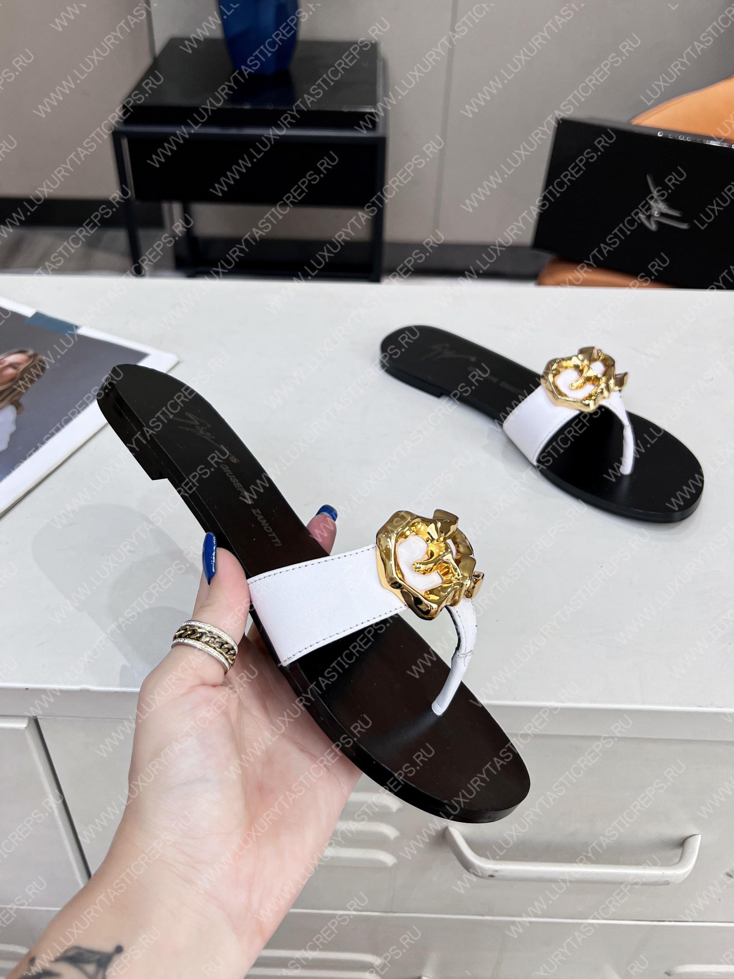 GIUSEPPE ZANOTTI FLAT LYRA ZALI WHITE E200104001