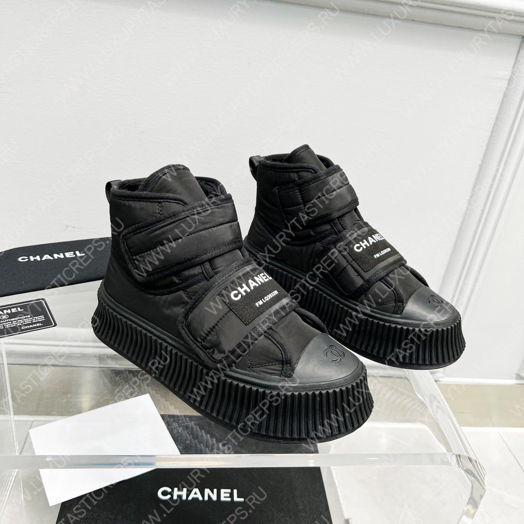 Ch*el sneakers black g35617