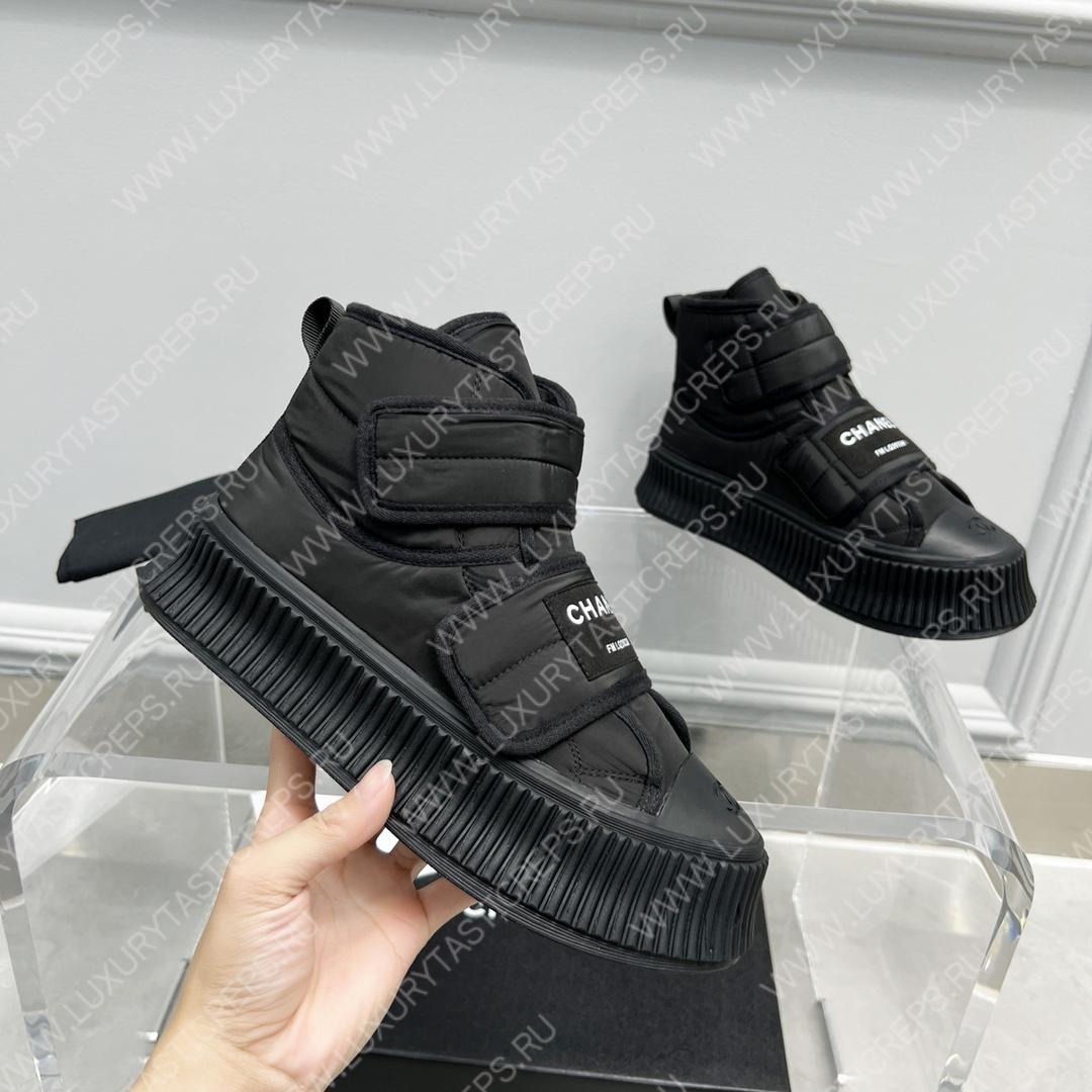 Ch*el sneakers black g35617
