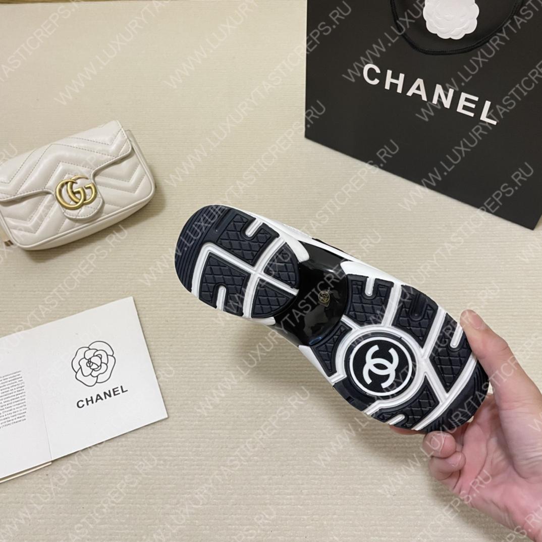 Ch*el sneakers white and light grey g38299