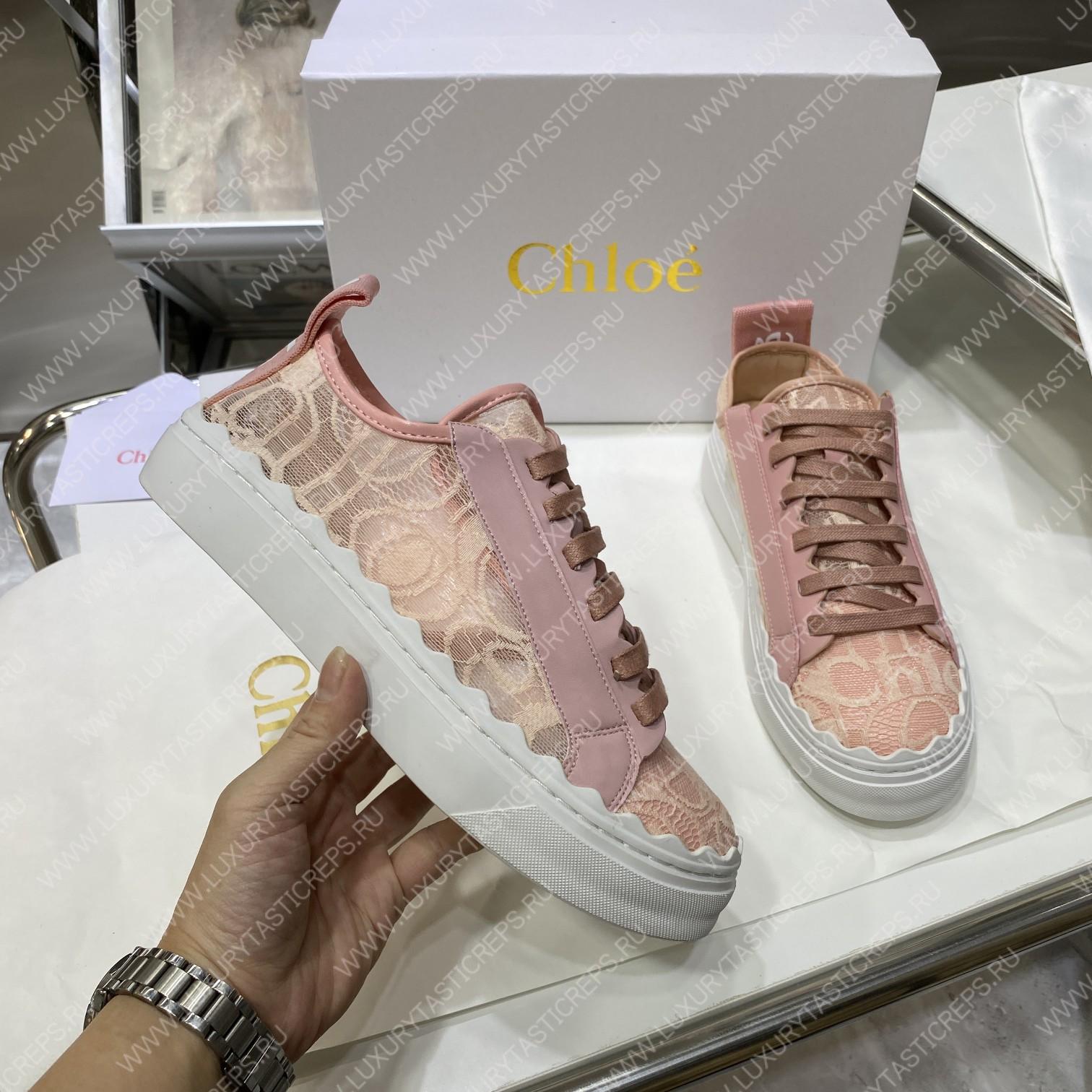 CHLOE LAUREN SNEAKER PINK TEA CHC19U