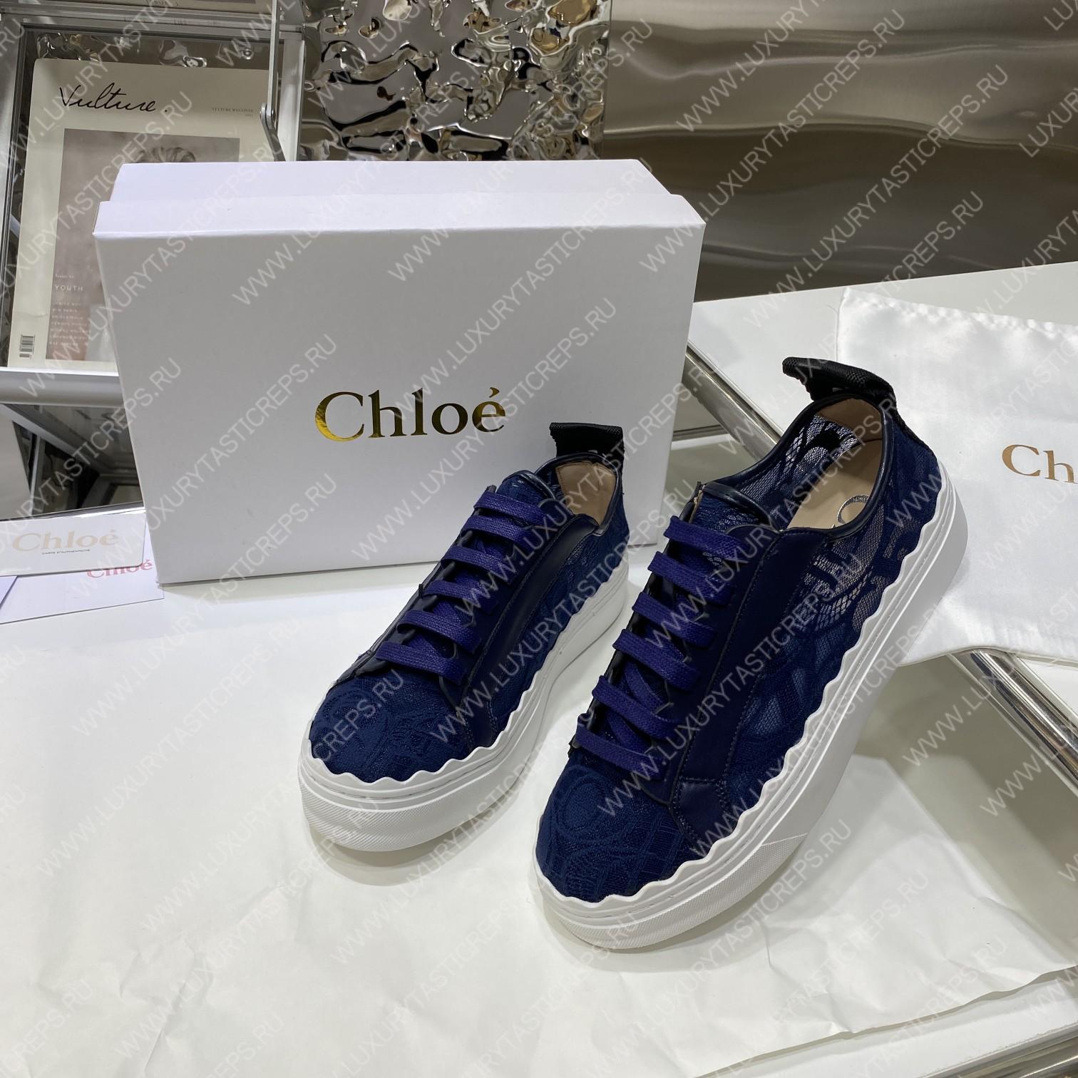 CHLOE LAUREN SNEAKER NAVY BLUE CHC19U