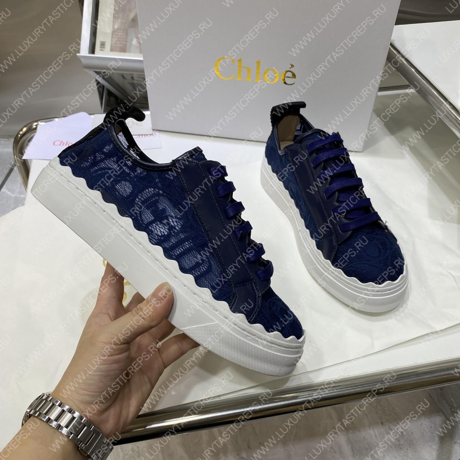 CHLOE LAUREN SNEAKER NAVY BLUE CHC19U