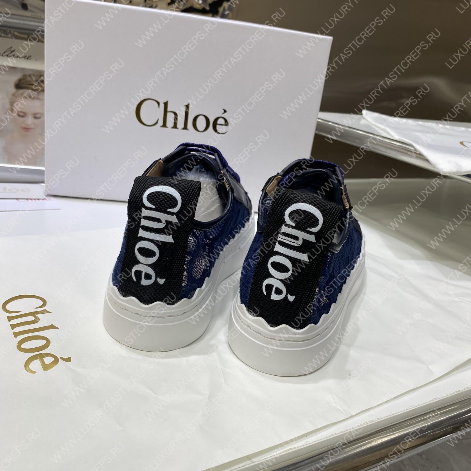 CHLOE LAUREN SNEAKER NAVY BLUE CHC19U
