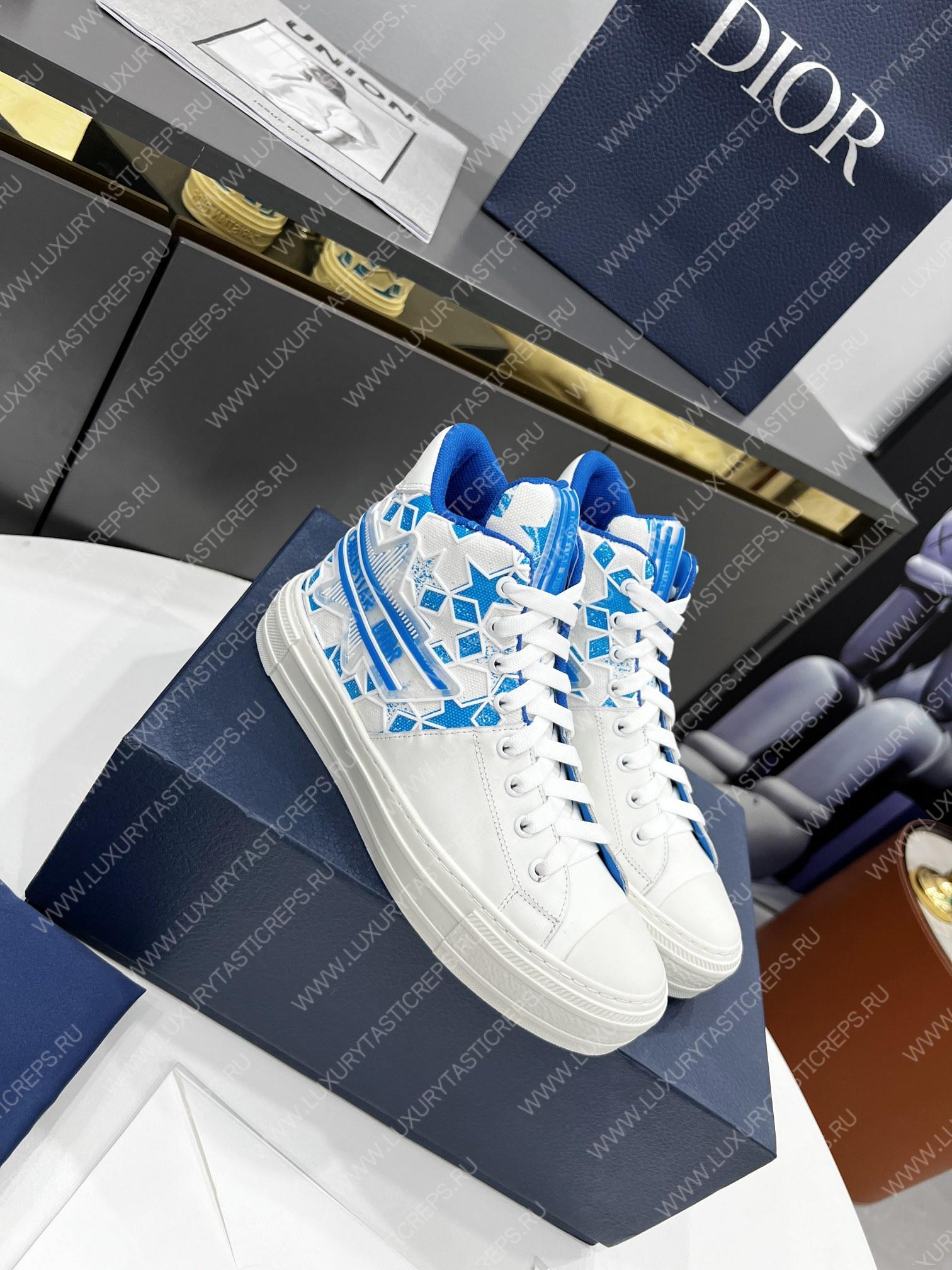 ch**an D*or walk’nD*or sneakers bright blue/white kck330fcc