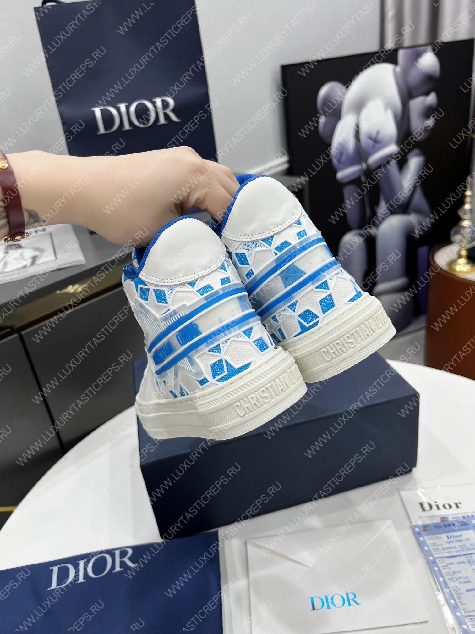 ch**an D*or walk’nD*or sneakers bright blue/white kck330fcc