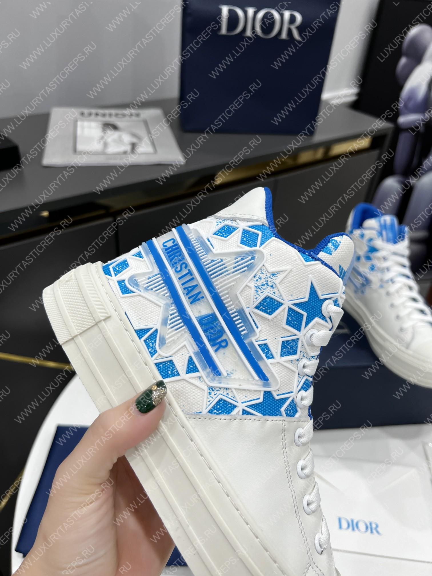 ch**an D*or walk’nD*or sneakers bright blue/white kck330fcc