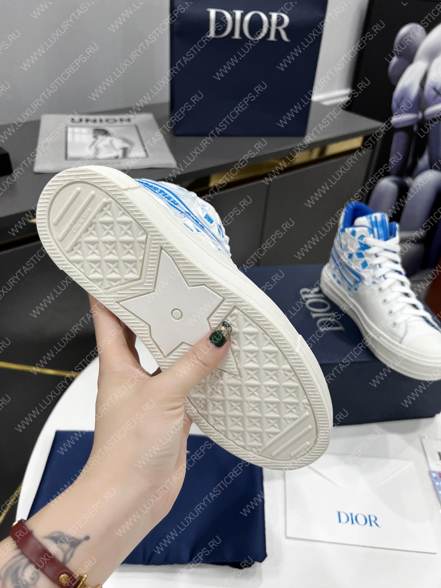 ch**an D*or walk’nD*or sneakers bright blue/white kck330fcc