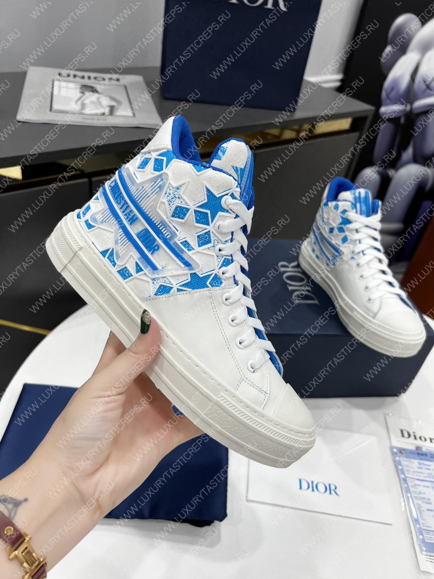 ch**an D*or walk’nD*or sneakers bright blue/white kck330fcc