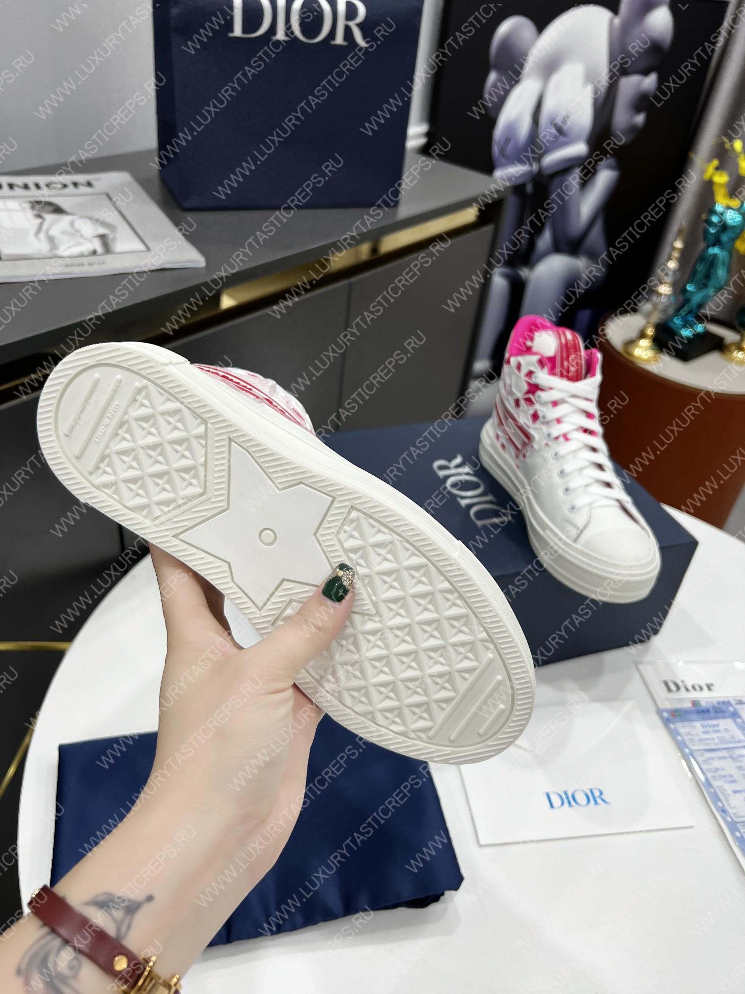 ch**an D*or walk’nD*or sneakers bright pink/white kck330fcc