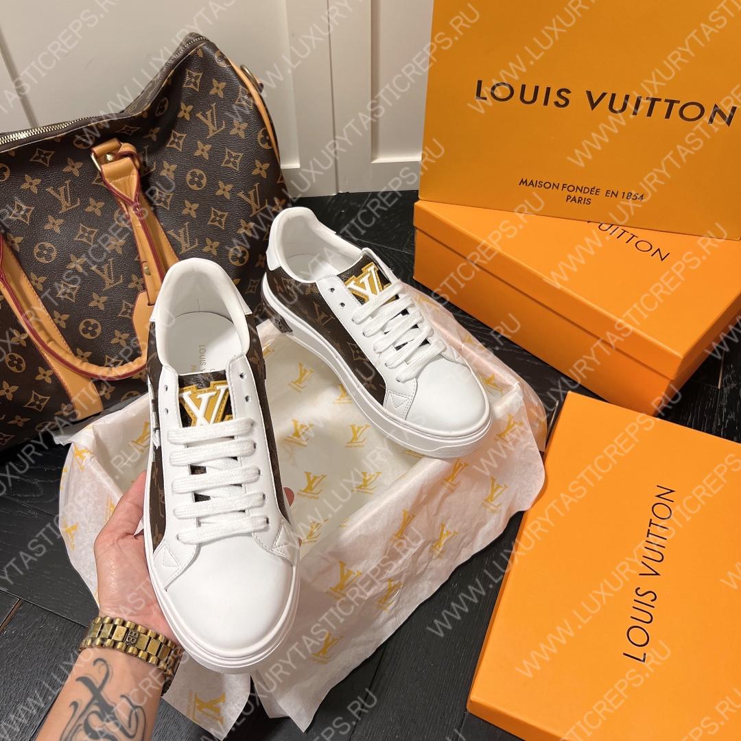 l**is V*t*n time out sneaker brown & white 1aaw0m