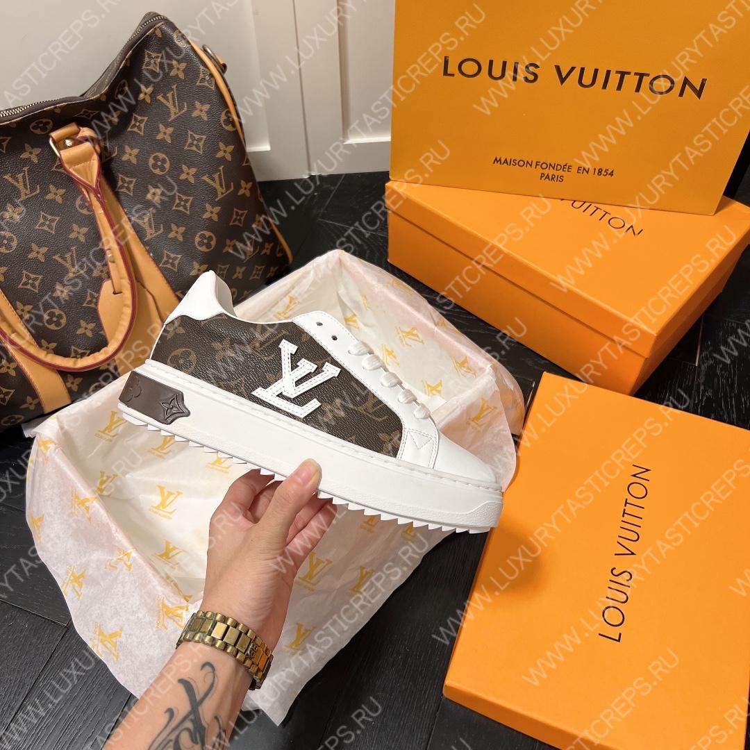 l**is V*t*n time out sneaker brown & white 1aaw0m