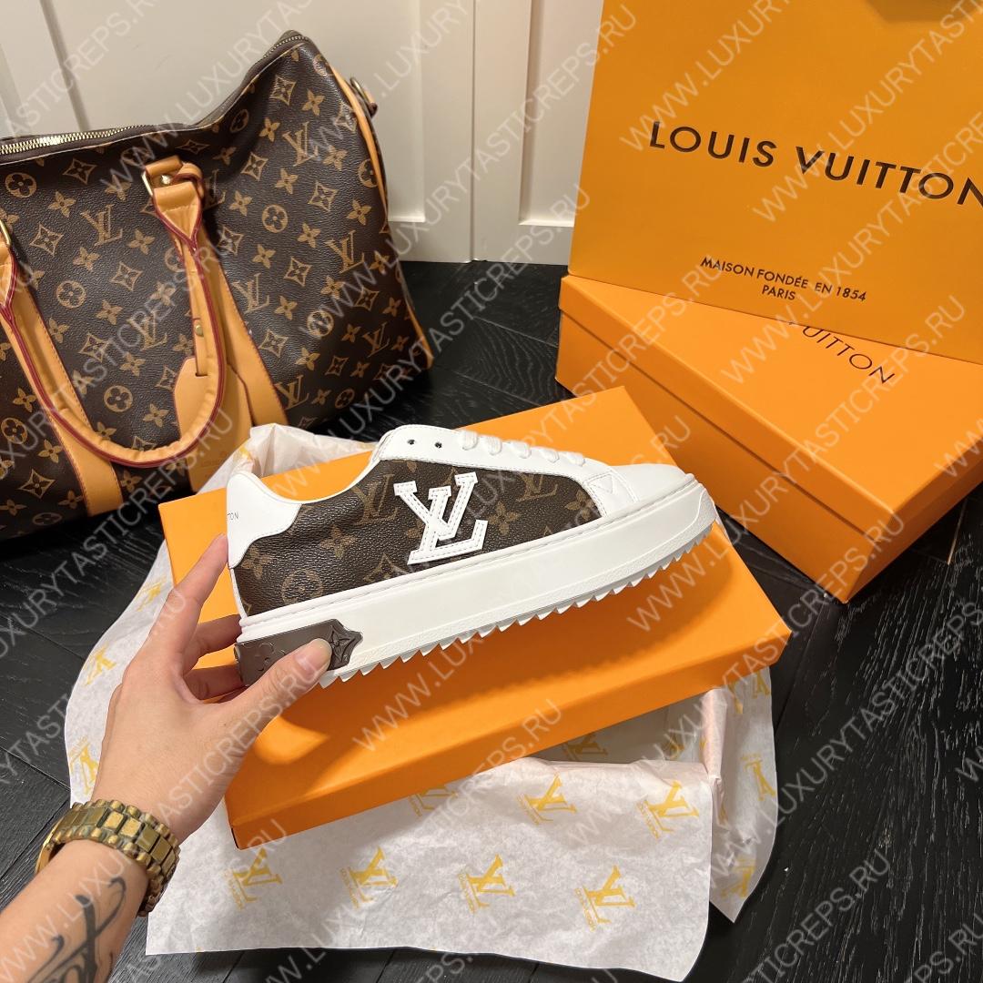 l**is V*t*n time out sneaker brown & white 1aaw0m