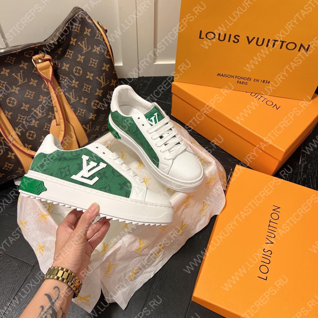 l**is V*t*n time out sneaker green & white 1aaw0m