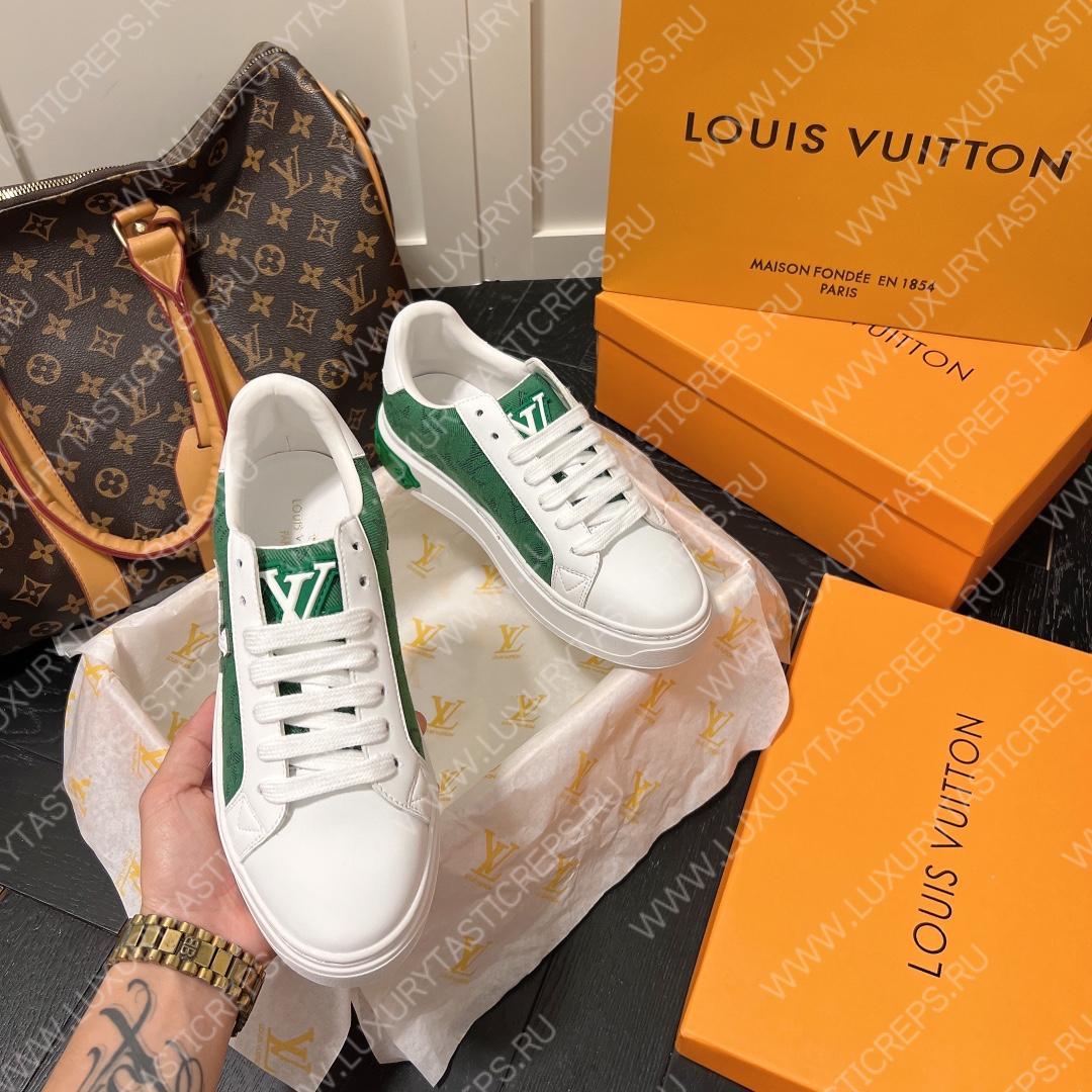l**is V*t*n time out sneaker green & white 1aaw0m