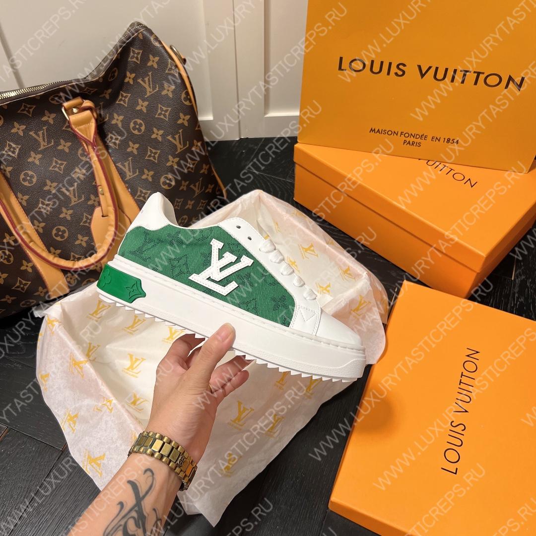 l**is V*t*n time out sneaker green & white 1aaw0m