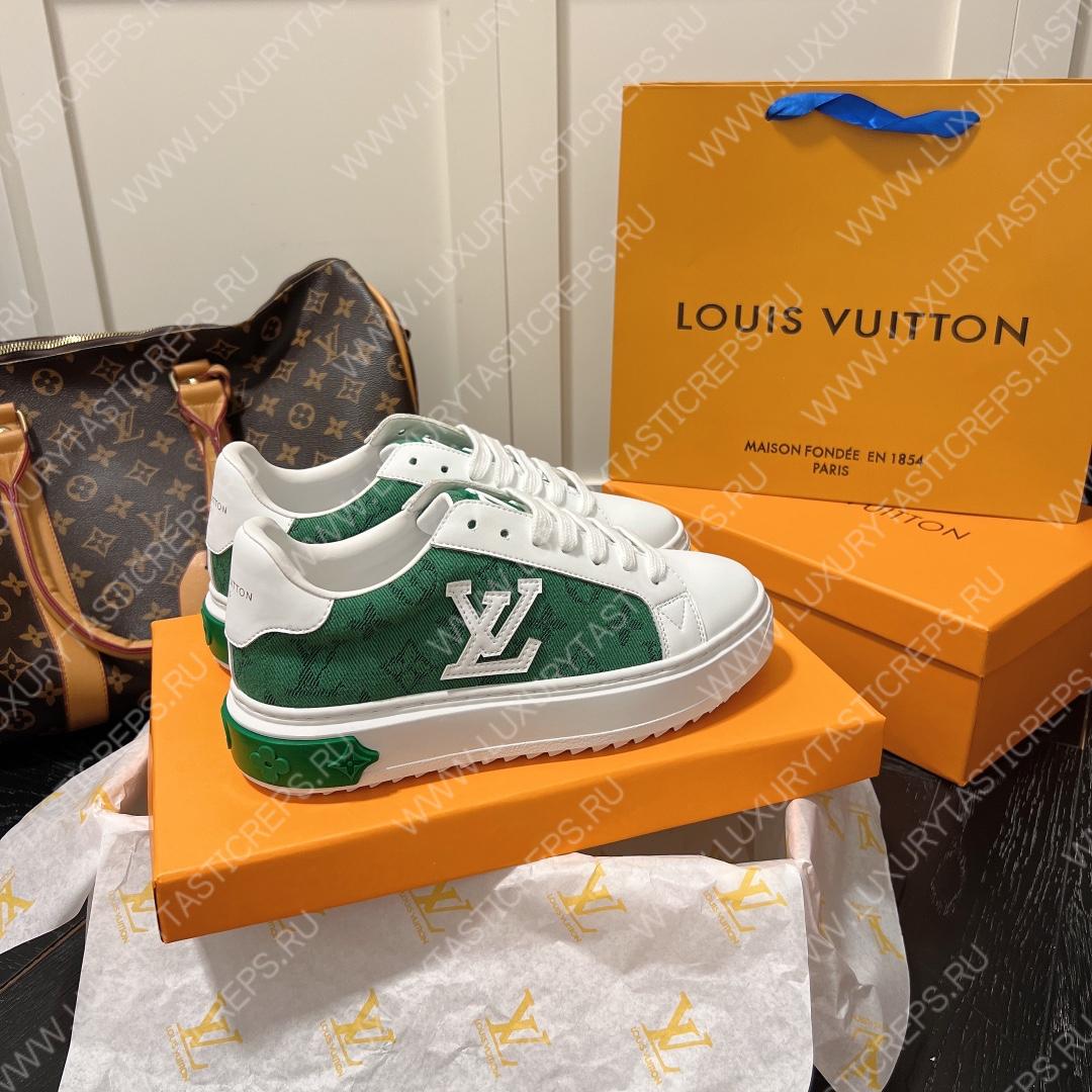 l**is V*t*n time out sneaker green & white 1aaw0m
