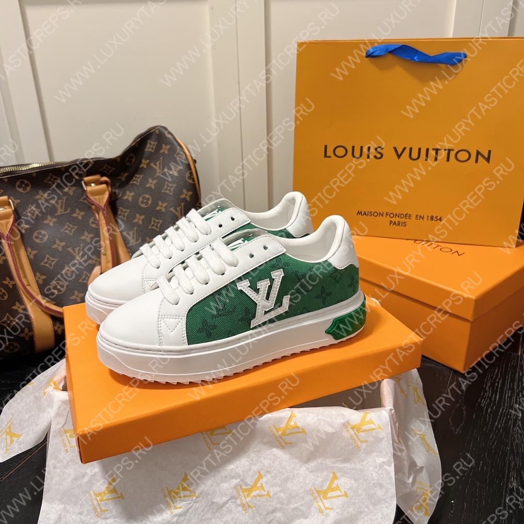 l**is V*t*n time out sneaker green & white 1aaw0m