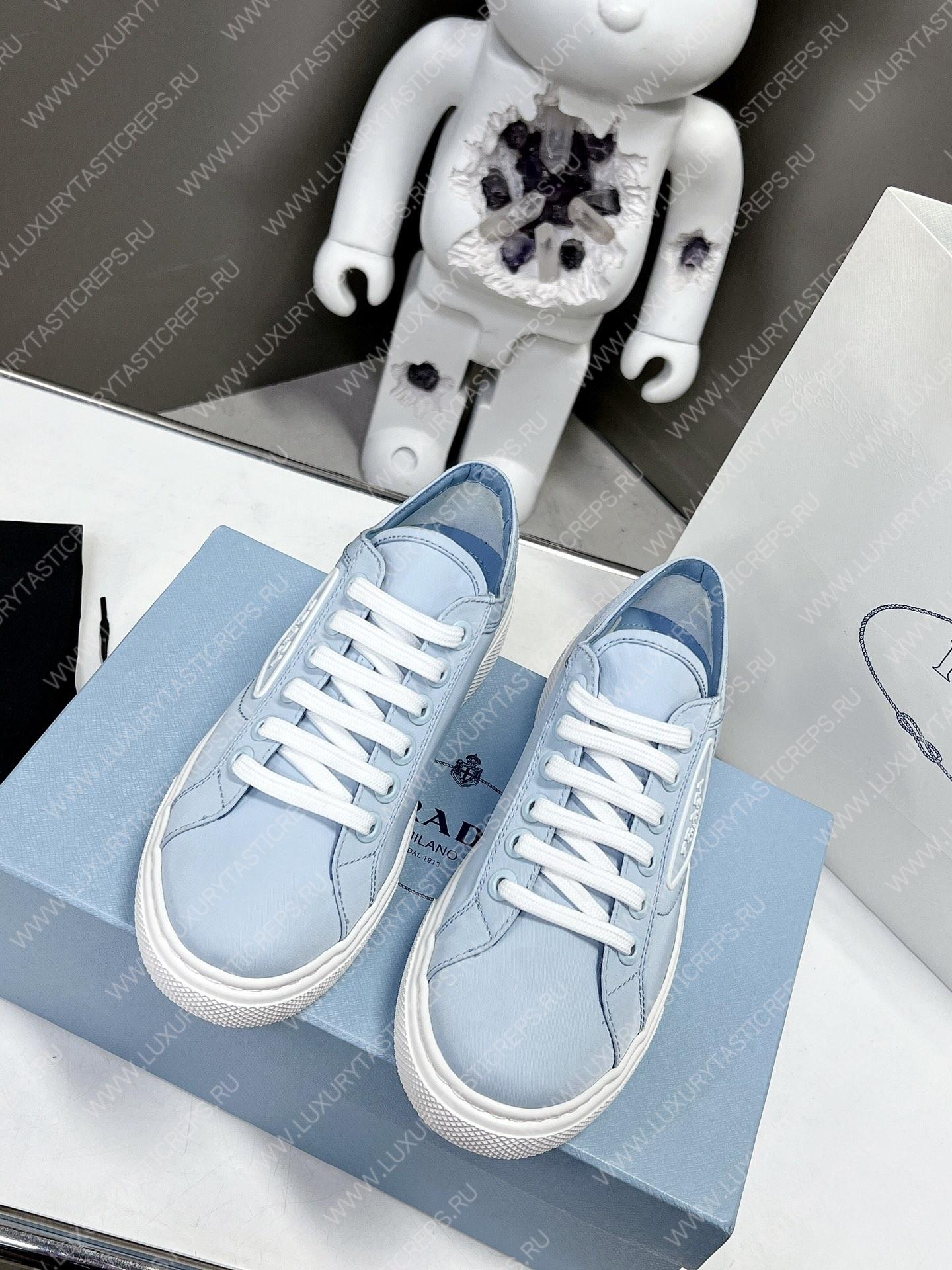 Pra*a soft calf leather sneakers blue 4e3560