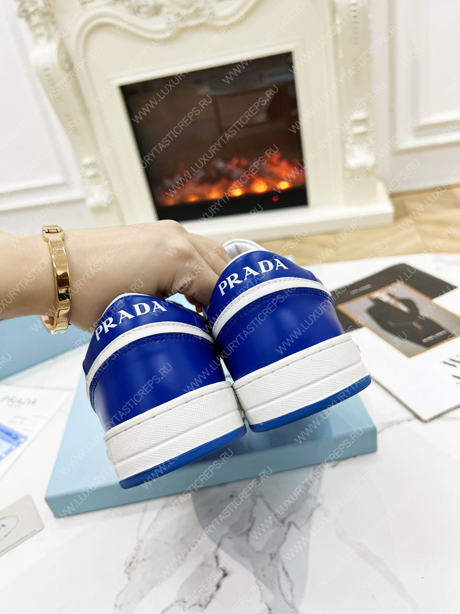 Pra*a downtown leather sneakers white/cyclamen pink 2ee364