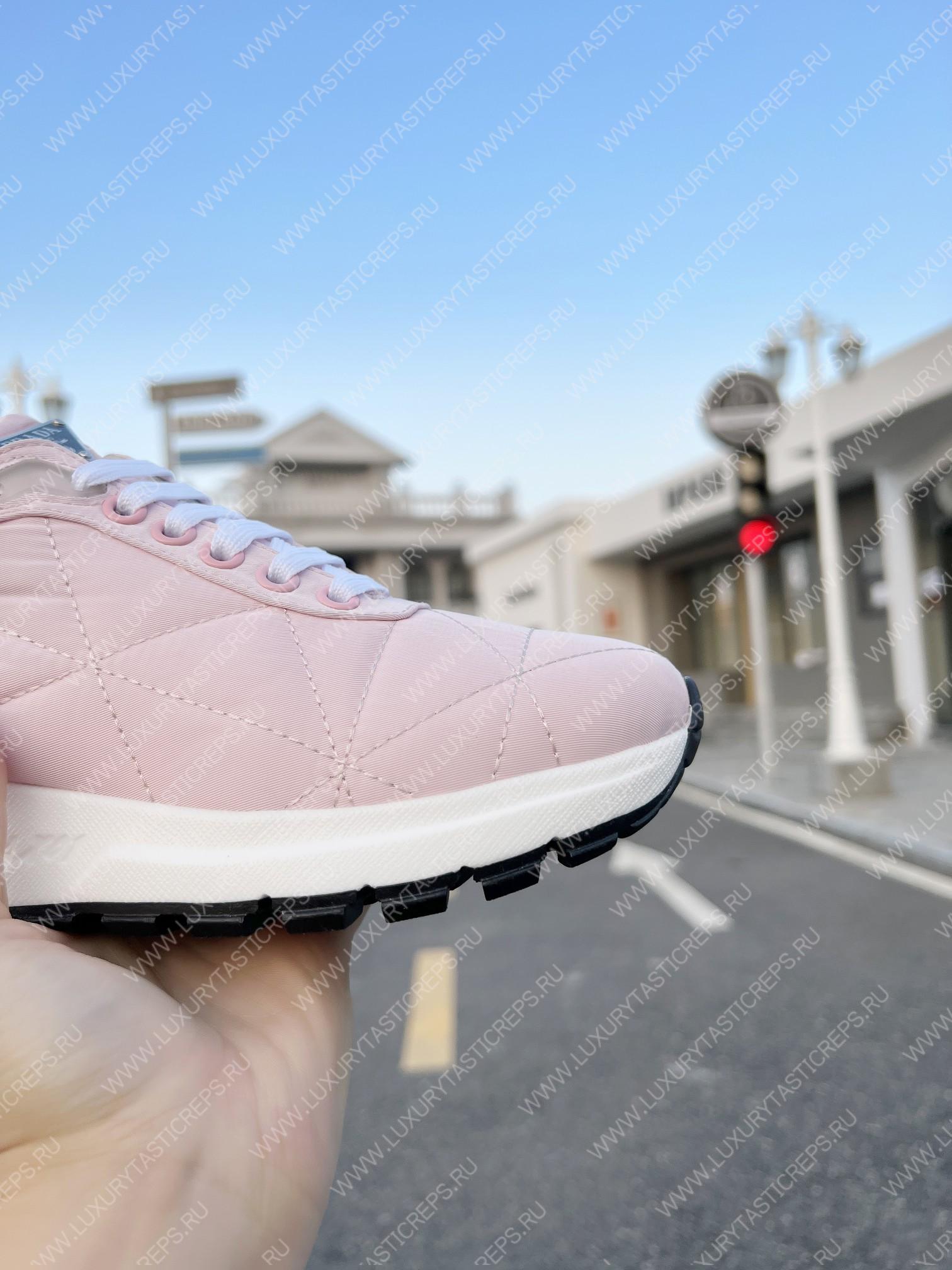 Pra*a nylon downtown sneakers pink 2ee367