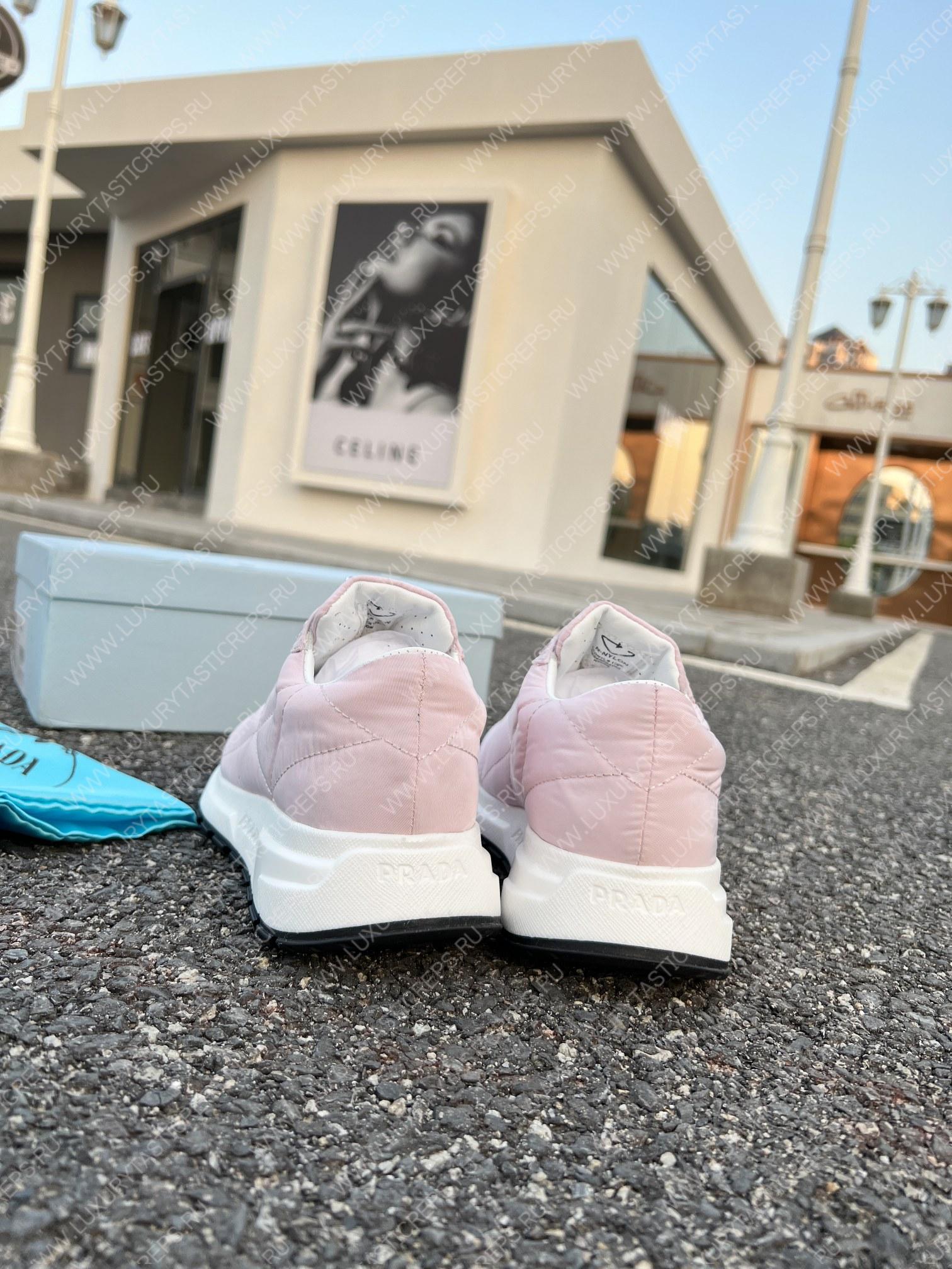 Pra*a nylon downtown sneakers pink 2ee367