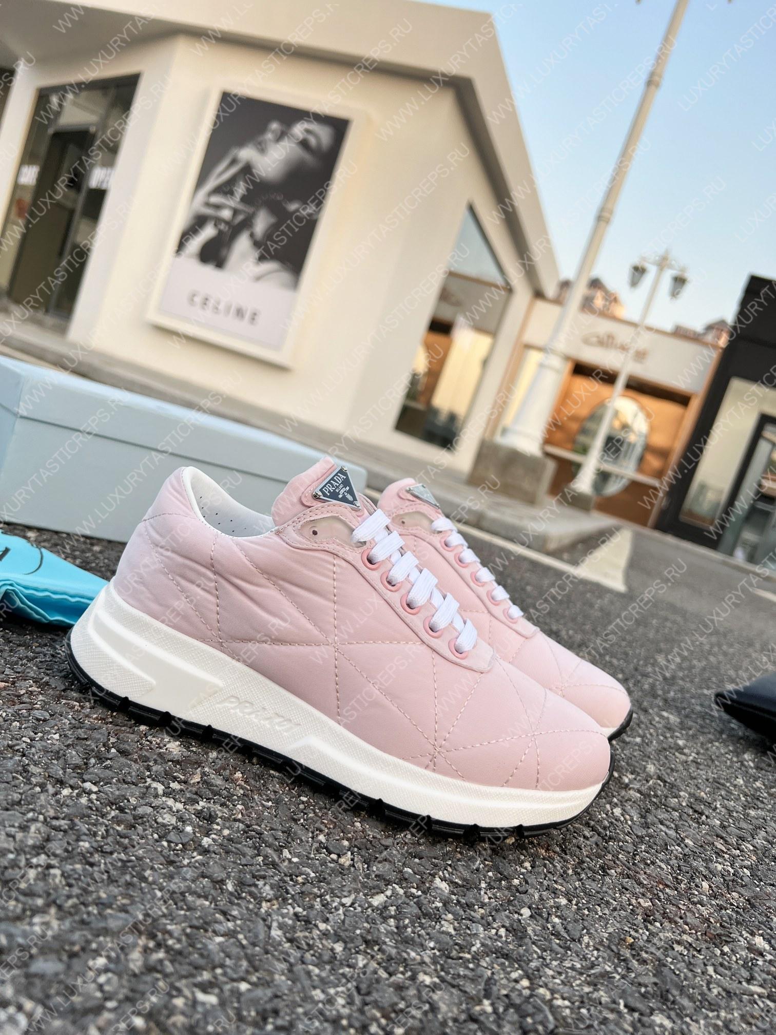 Pra*a nylon downtown sneakers pink 2ee367