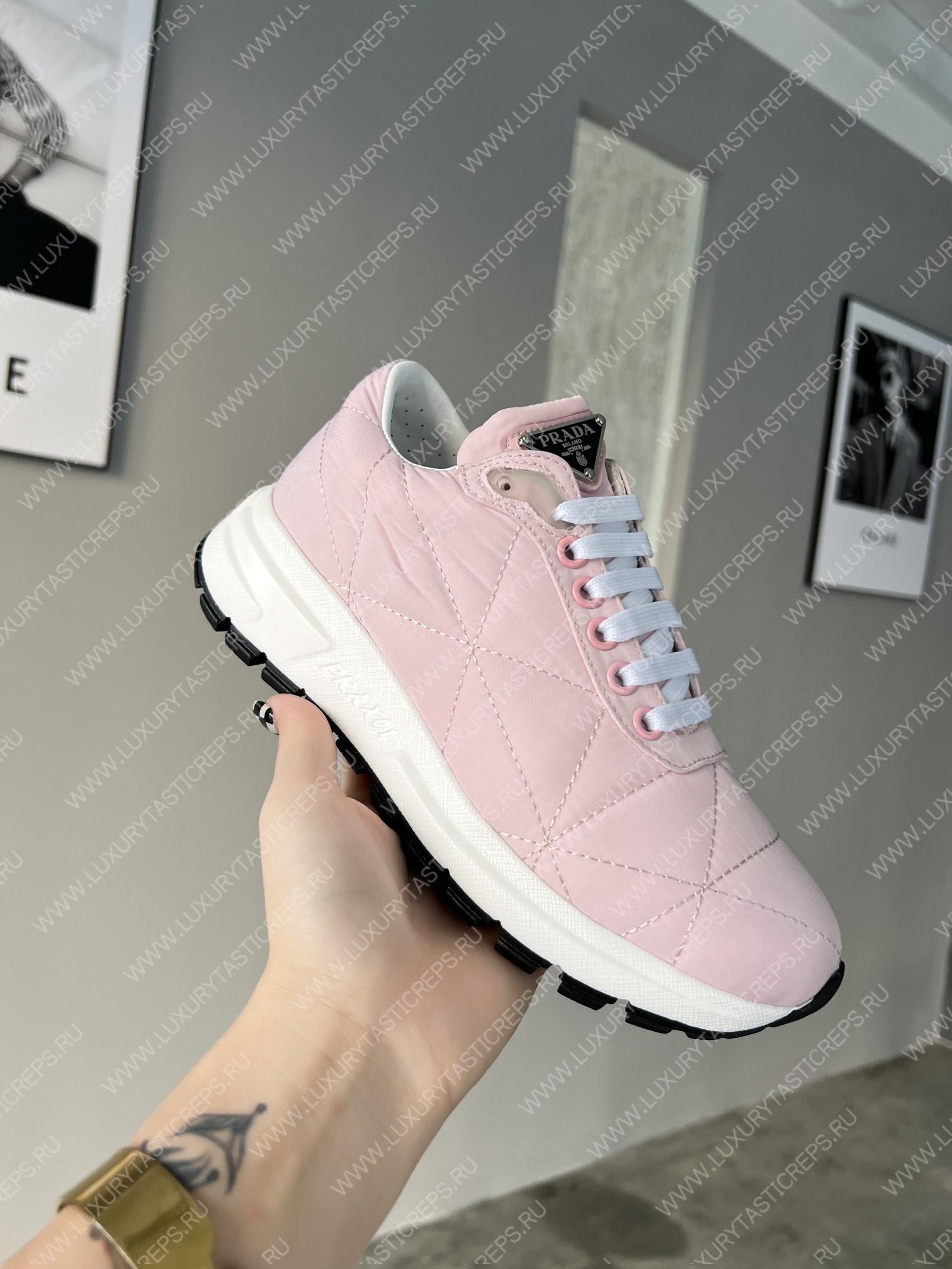 Pra*a nylon downtown sneakers pink 2ee367