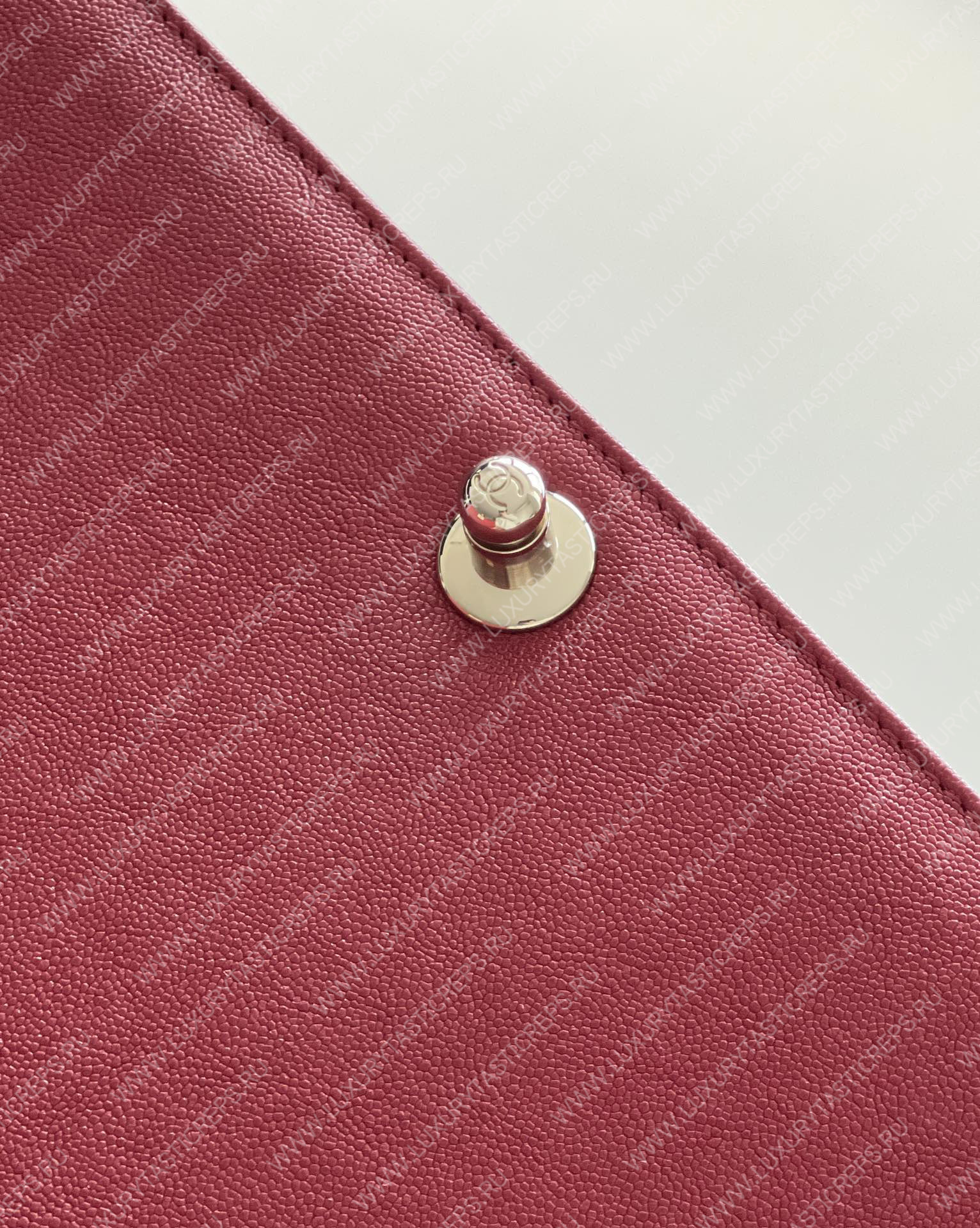 Ch*el boy handbag red a67086