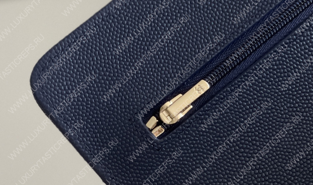 Ch*el mini flap bag navy blue a33814