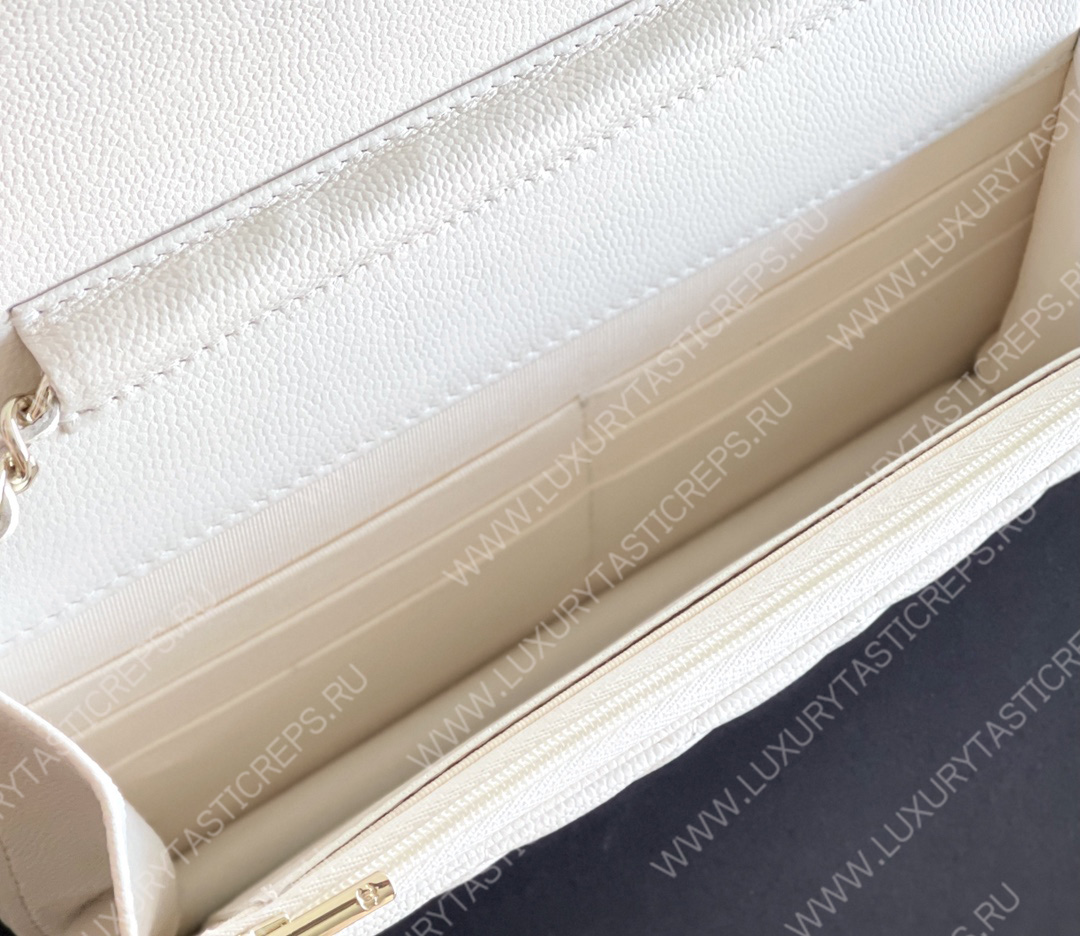 Ch*el mini flap bag white a33814