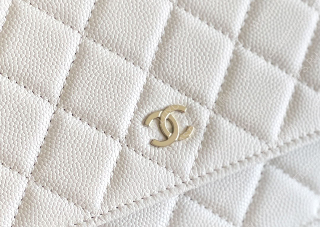 Ch*el mini flap bag white a33814