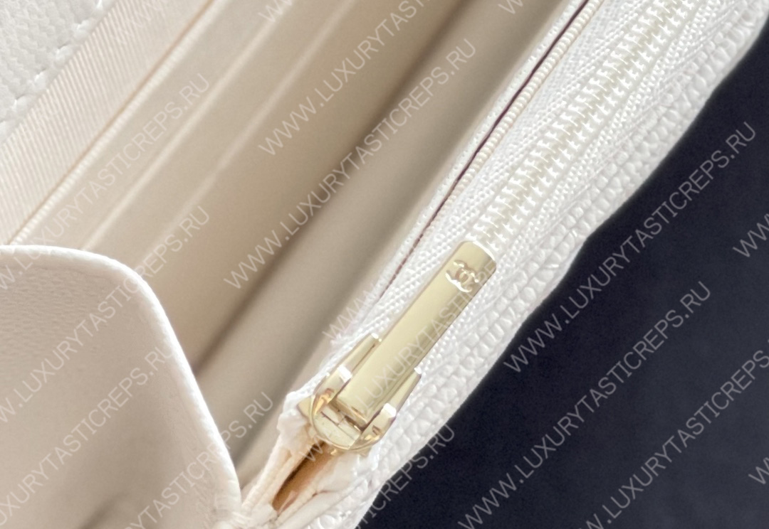 Ch*el mini flap bag white a33814