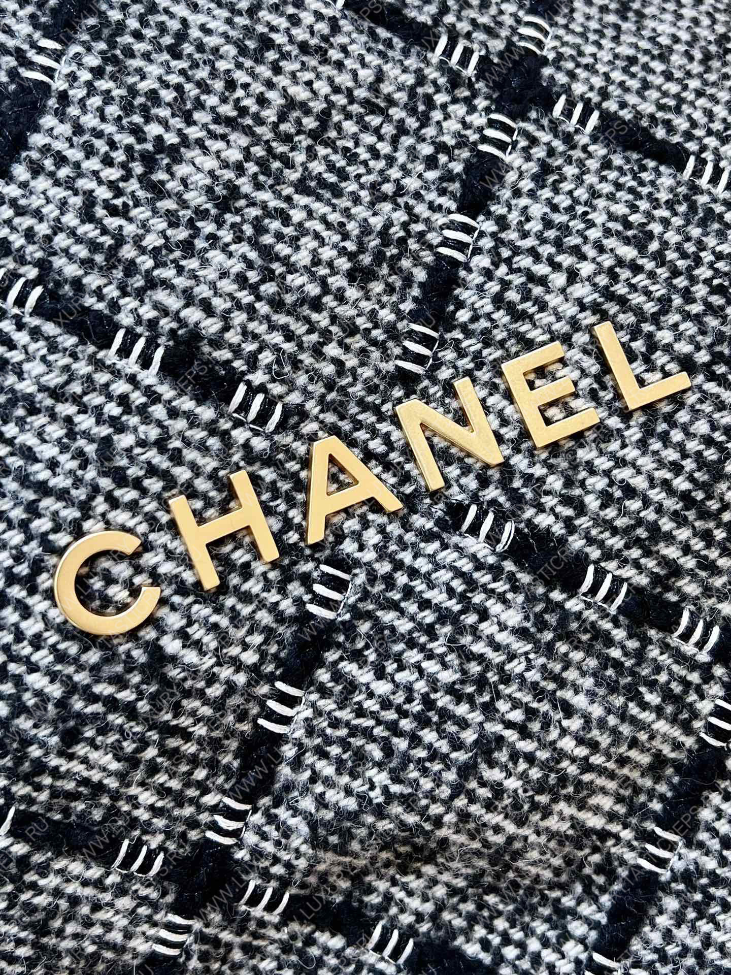 Ch*el 22 handbag grey as3261