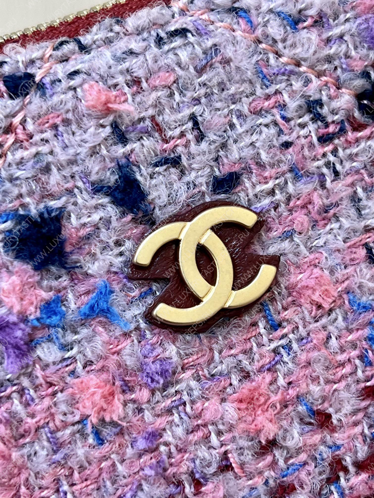 Ch*el 22 handbag pink, burgundy & multicolor as3260