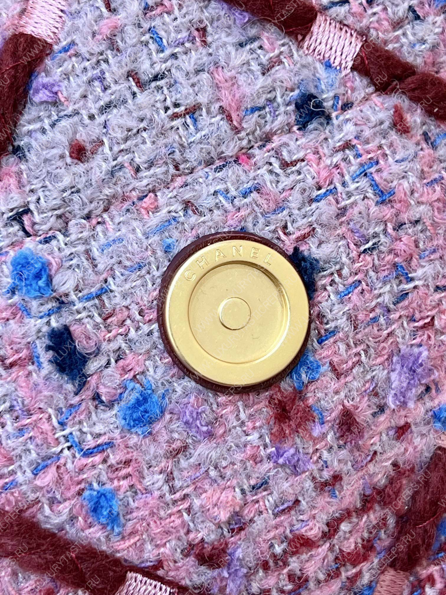 Ch*el 22 handbagbag, burgundy & multicolor as3261