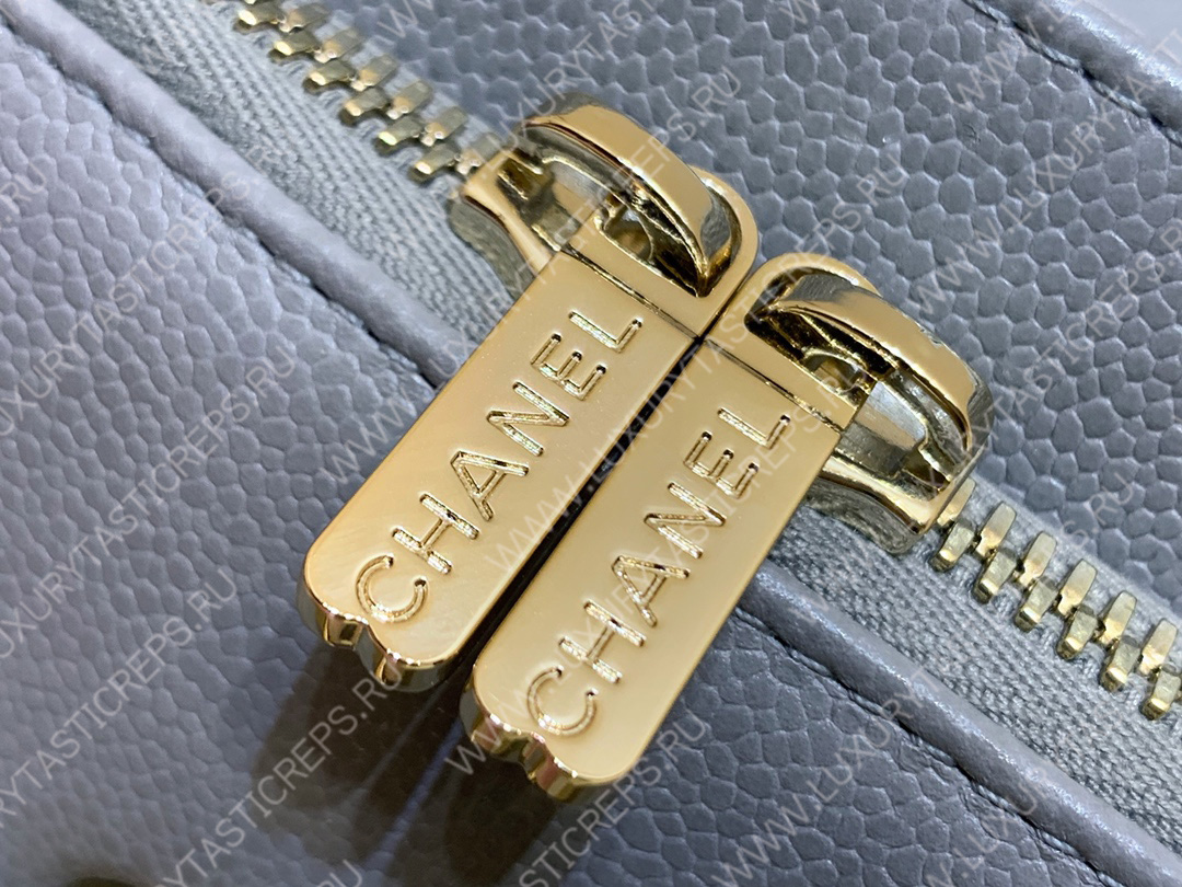 Ch*el small business affinity flap bag grey a93749