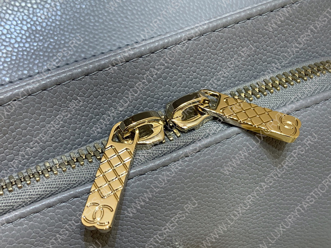 Ch*el small business affinity flap bag grey a93749