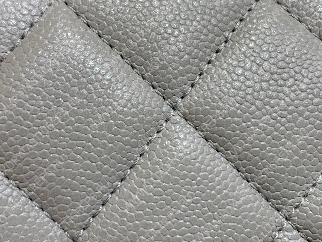 Ch*el small business affinity flap bag grey a93749